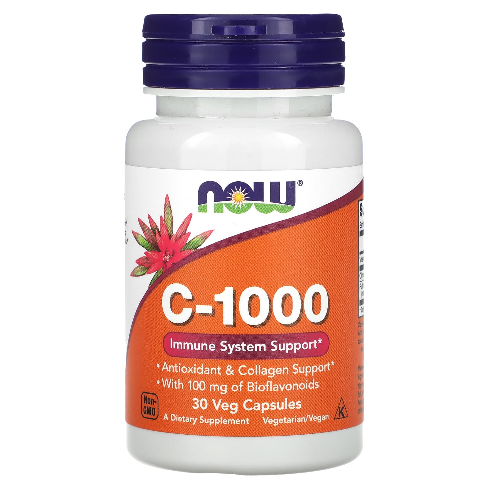 ویتامین C-1000 ناو فودز – ۳۰ عدد/ویتامینها و مواد معدنی → ویتامین C → تقویت سیستم ایمنی و سلامت پوست