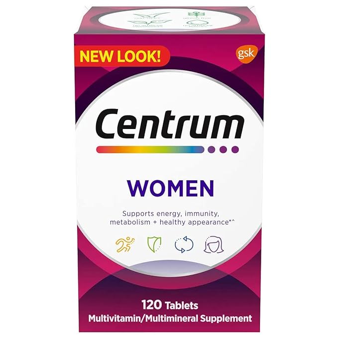 مولتی ویتامین زنانه سنتروم 120 عدد Centrum Multivitamin for Women