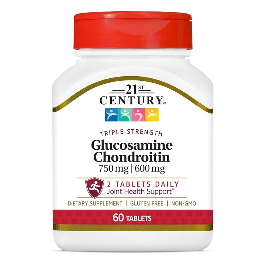 قرص تقویتی مفاصل گلوکوزامین Glucosamine Relief 1.000mg قرن 21 (60 عددی)