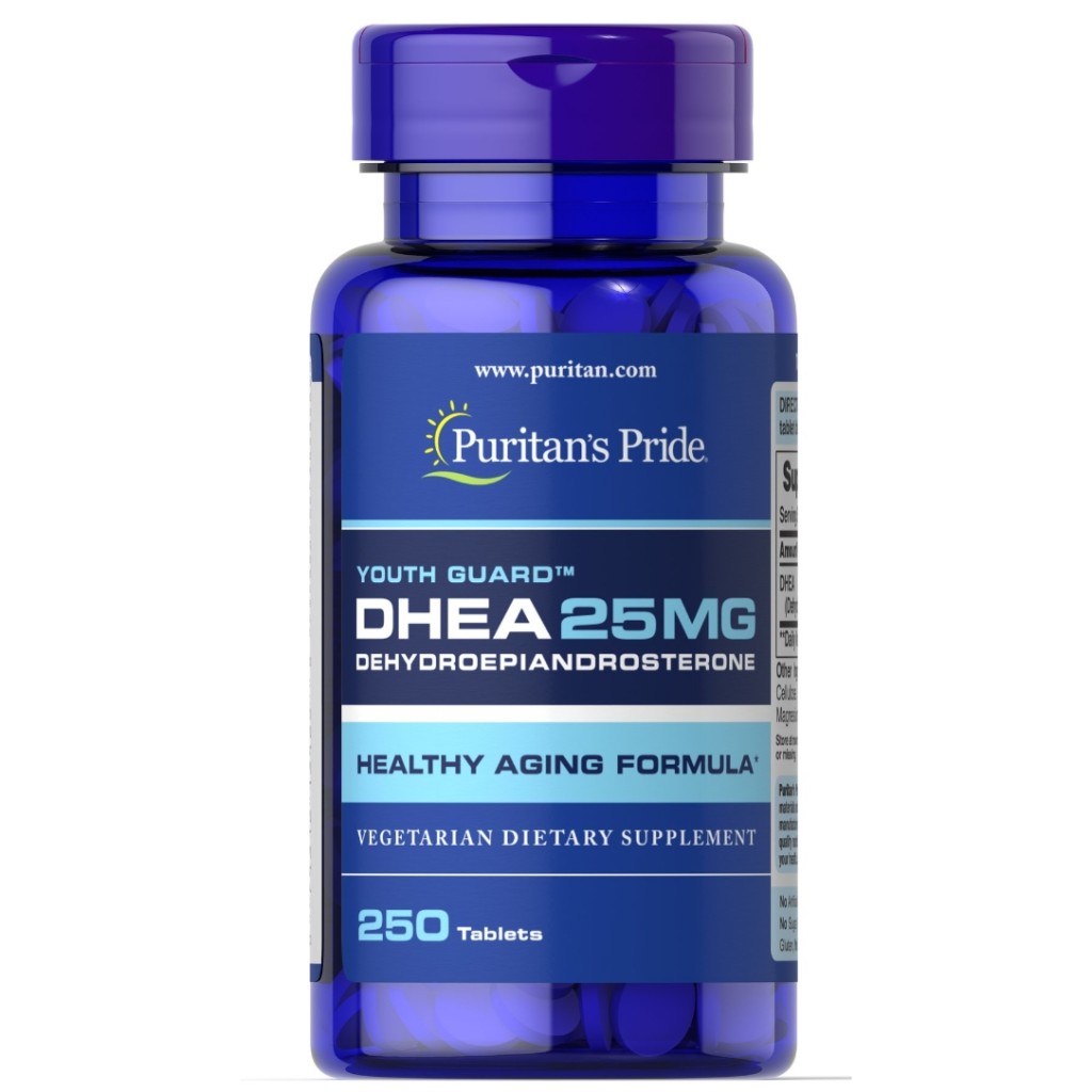 قرص دهیدروپیاندروسترون Puritan Pride DHEA 25mg پوریتان پراید (250 عددی)