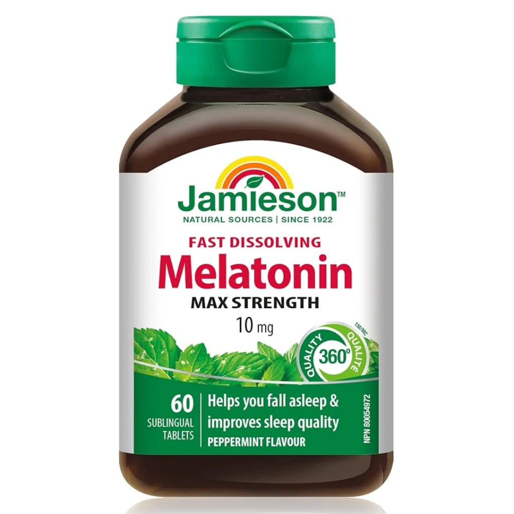 قرص ملاتونین زیر زبانی Jamieson Melatonin 10mg جیمیسون (60 عددی)