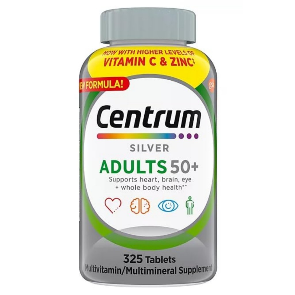 مولتی ویتامین سنتروم بزرگسال بالای 50 سال Centrum Adults (325 عددی)