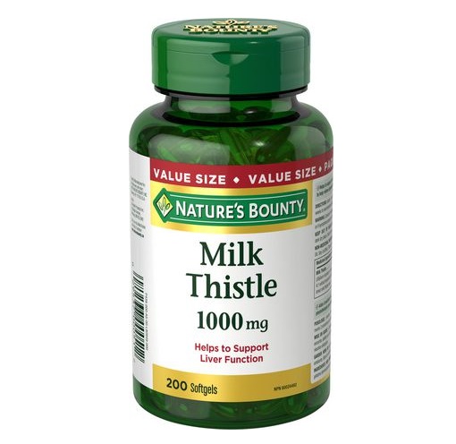 کپسول خار مریم Nature's Bounty Milk Thistle 1000mg نیچرز بونتی (200 عددی)